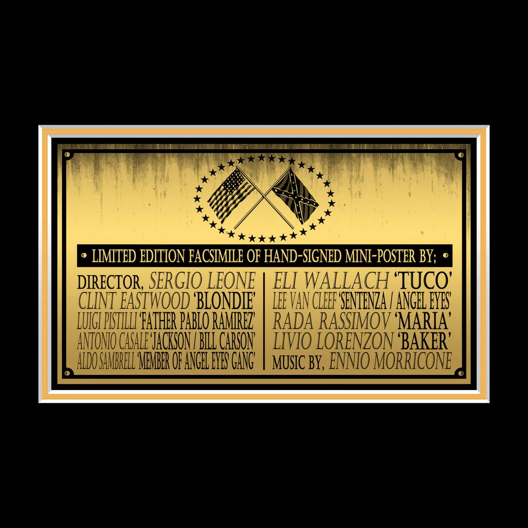 RARE-T The Good, The Bad And The Ugly Mini Poster Signature Edition Studio Licensed Custom Frame Limited Edition Frames 6 RARE-T The Good, The Bad And The Ugly Mini Poster Signature Edition Studio Licensed Custom Frame Limited Edition Frames