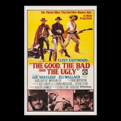 RARE-T The Good The Bad The Ugly Transcript Limited Signature Edition Studio Licensed Custom Frame