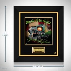 RARE-T Limited Edition Frames Good Charlotte - The Young And Hopeless LP Cover Limited Signature Edition Studio Licensed Custom Frame