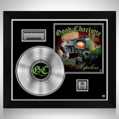 RARE-T Limited Edition Frames Good Charlotte - The Young And Hopeless Platinum LP Limited Signature Edition Studio Licensed Custom Frame