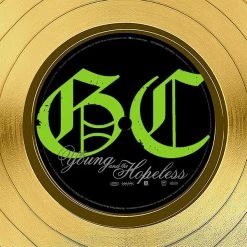 RARE-T Limited Edition Frames Good Charlotte - The Young And Hopeless Gold LP Limited Signature Edition Studio Licensed Custom Frame