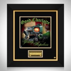 RARE-T Limited Edition Frames Good Charlotte - The Young And Hopeless LP Cover Limited Signature Edition Studio Licensed Custom Frame