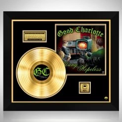 RARE-T Limited Edition Frames Good Charlotte - The Young And Hopeless Gold LP Limited Signature Edition Studio Licensed Custom Frame