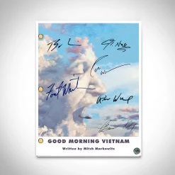 RARE-T Good Morning Vietnam Script Limited Signature Edition Studio Licensed Custom Frame