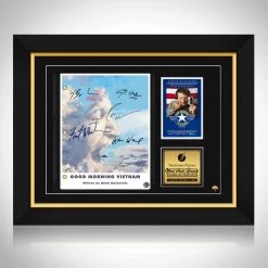 RARE-T Good Morning Vietnam Script Limited Signature Edition Studio Licensed Custom Frame