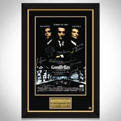 PPC Goodfellas - JSA Certified Mini Poster Hand-Signed By Cast Custom Frame Signed Memorabilia