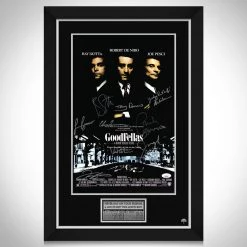 PPC Goodfellas - JSA Certified Mini Poster Hand-Signed By Cast Custom Frame Signed Memorabilia