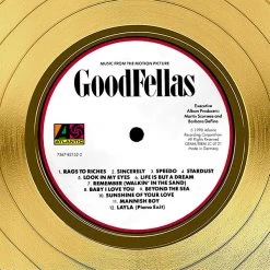 RARE-T Goodfellas Motion Picture Soundtrack Gold LP Limited Signature Edition Custom Frame