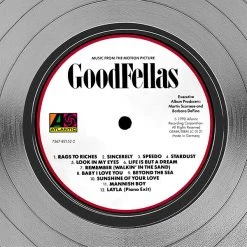 RARE-T Limited Edition Frames Goodfellas Motion Picture Soundtrack Platinum LP Limited Signature Edition Custom Frame