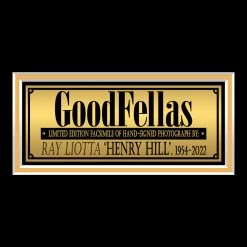 RARE-T Limited Edition Frames Goodfellas - Henry Hill Photo Limited Signature Edition Studio Licensed Custom Frame