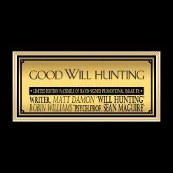 RARE-T Limited Edition Frames Good Will Hunting Movie Photo & VHS Limited Signature Edition Studio Licensed Custom Frame