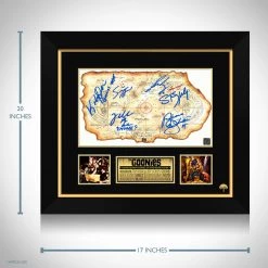 RARE-T Limited Edition Frames The Goonies Treasure Map Photo Limited Signature Edition Studio Licensed Custom Frame