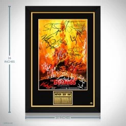 RARE-T Goonies Mini Poster Limited Signature Edition Studio Licensed Custom Frame