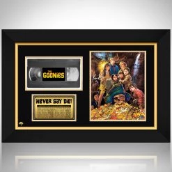 RARE-T Goonies Photo & VHS Limited Signature Edition Studio Licensed Custom Frame NEW
