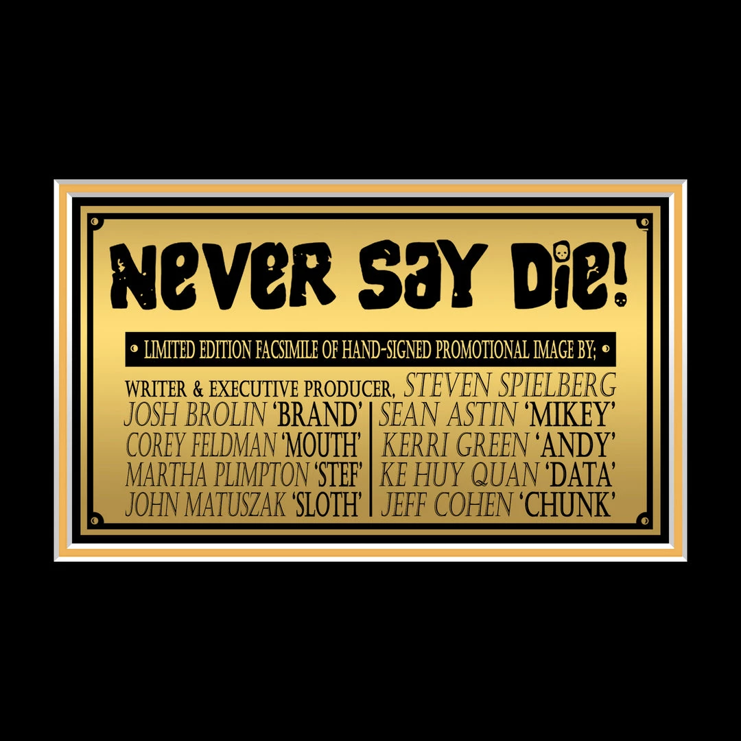 RARE-T Goonies Photo & VHS Limited Signature Edition Studio Licensed Custom Frame NEW 8 RARE-T Goonies Photo & VHS Limited Signature Edition Studio Licensed Custom Frame NEW