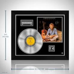 RARE-T Limited Edition Frames Gordon Lightfoot - Sundown Platinum LP Limited Signature Edition Studio Licensed Custom Frame