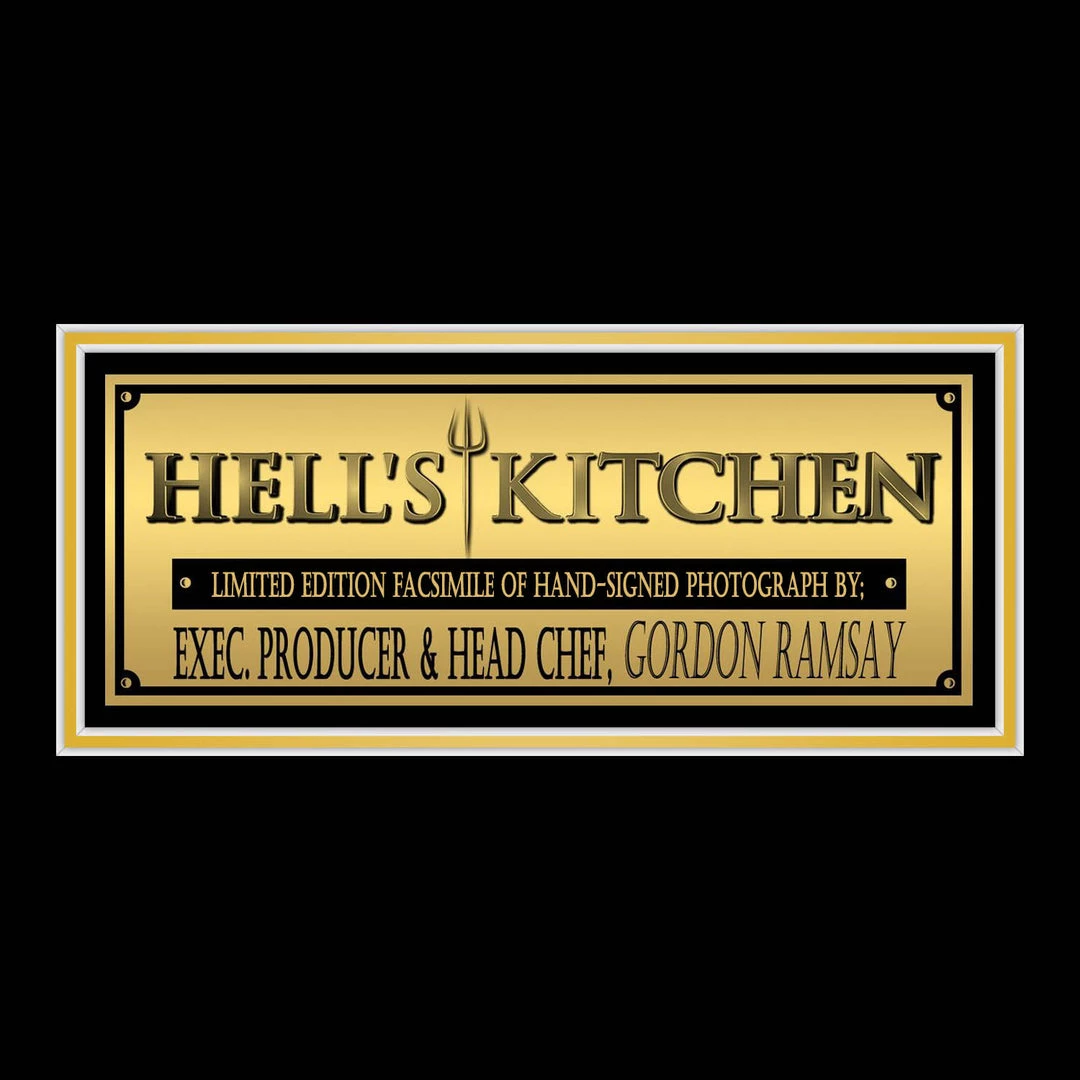 RARE-T Gordon Ramsay Hell?s Kitchen Photo Limited Signature Edition Studio Licensed Custom Frame 4 RARE-T Gordon Ramsay Hell?s Kitchen Photo Limited Signature Edition Studio Licensed Custom Frame