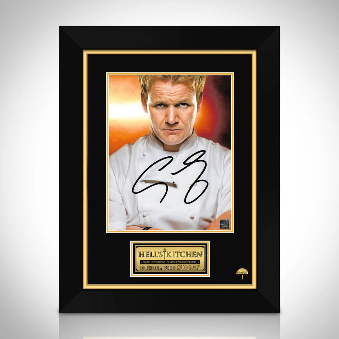 RARE-T Gordon Ramsay Hell?s Kitchen Photo Limited Signature Edition Studio Licensed Custom Frame 1 RARE-T Gordon Ramsay Hell?s Kitchen Photo Limited Signature Edition Studio Licensed Custom Frame