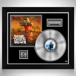RARE-T Gorillaz - Plastic Beach Platinum LP Limited Signature Edition Studio Licensed Custom Frame Limited Edition Frames