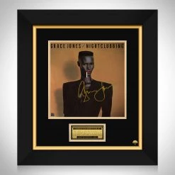 RARE-T Grace Jones - Nightclubbing LP Cover Limited Signature Edition Studio Licensed Custom Frame Limited Edition Frames
