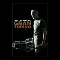 RARE-T Gran Torino Script Limited Signature Edition Studio Licensed Custom Frame Limited Edition Frames