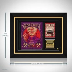 RARE-T The Grand Budapest Hotel Script Limited Signature Edition Studio Licensed Custom Frame Limited Edition Frames