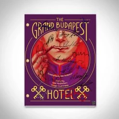 RARE-T The Grand Budapest Hotel Script Limited Signature Edition Studio Licensed Custom Frame Limited Edition Frames
