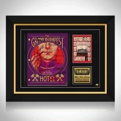 RARE-T The Grand Budapest Hotel Script Limited Signature Edition Studio Licensed Custom Frame Limited Edition Frames