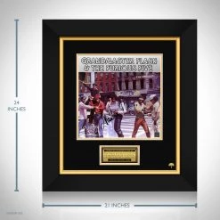 RARE-T Limited Edition Frames Grandmaster Flash & The Furious Five - The Message LP Cover Limited Signature Edition Studio Licensed Custom Frame