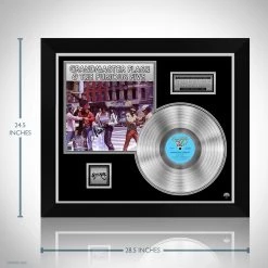 RARE-T Grandmaster Flash & The Furious Five - The Message Platinum LP Limited Signature Edition Studio Licensed Custom Frame Limited Edition Frames
