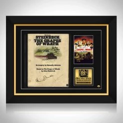 RARE-T Grapes Of Wrath Script Limited Signature Edition Studio Licensed Custom Frame Limited Edition Frames