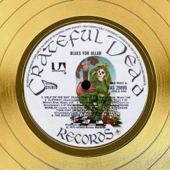 RARE-T Grateful Dead - Blues For Allah Gold LP Limited Signature Edition Studio Licensed Custom Frame 18 RARE-T Grateful Dead - Blues For Allah Gold LP Limited Signature Edition Studio Licensed Custom Frame