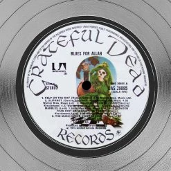 RARE-T Grateful Dead - Blues For Allah Platinum LP Limited Signature Edition Studio Licensed Custom Frame