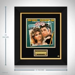 RARE-T Grease - Original Soundtrack LP Cover Limited Signature Edition Studio Licensed Custom Frame