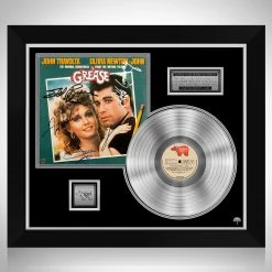 RARE-T Limited Edition Frames Grease - Original Soundtrack Platinum LP Limited Signature Edition Studio Licensed Custom Frame