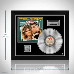 RARE-T Limited Edition Frames Grease - Original Soundtrack Platinum LP Limited Signature Edition Studio Licensed Custom Frame 14 RARE-T Limited Edition Frames Grease - Original Soundtrack Platinum LP Limited Signature Edition Studio Licensed Custom Frame
