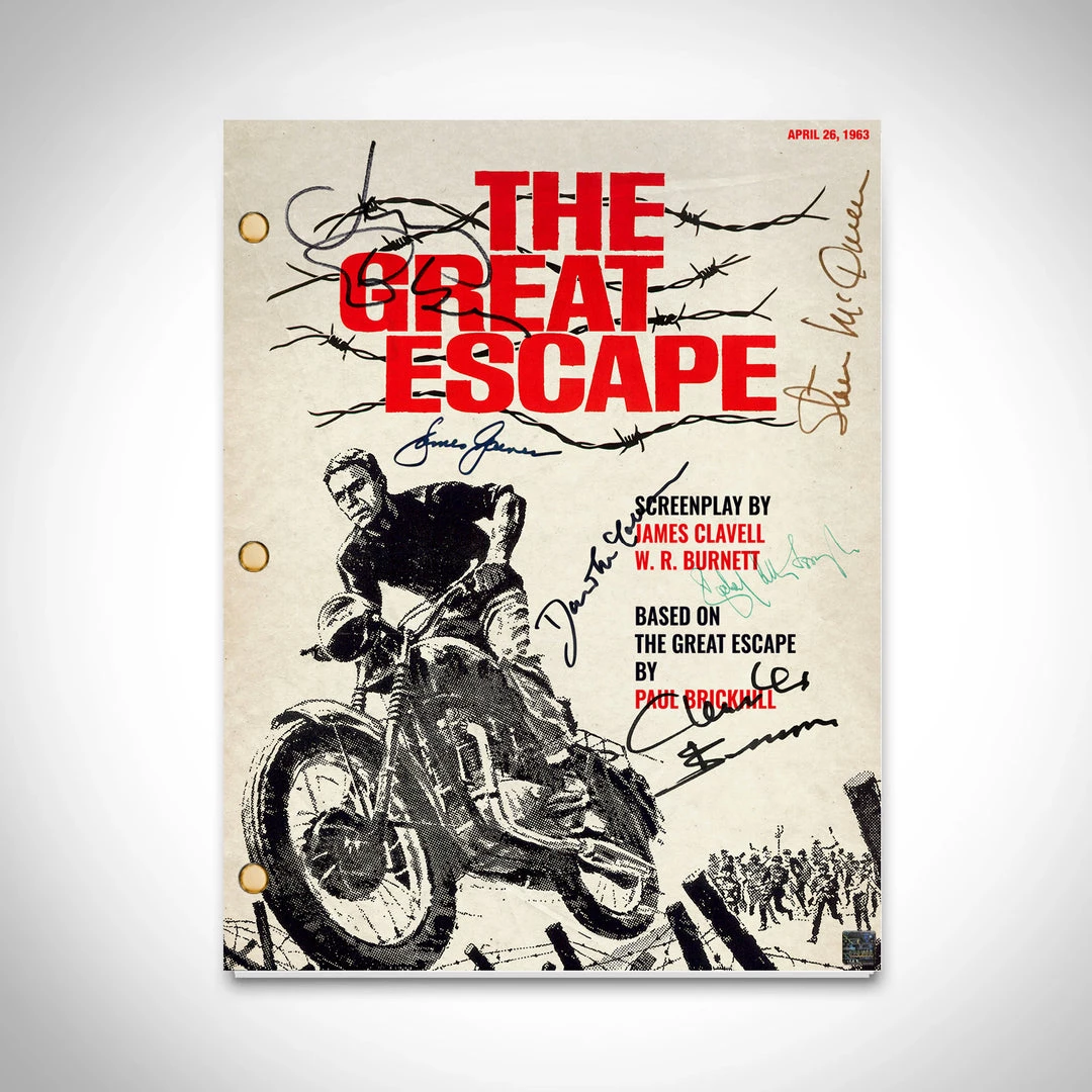RARE-T The Great Escape Script Limited Signature Edition Studio Licensed Custom Frame 7 RARE-T The Great Escape Script Limited Signature Edition Studio Licensed Custom Frame