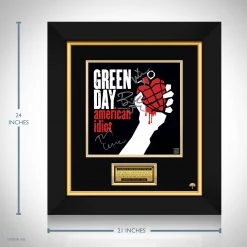 RARE-T Green Day - American Idiot LP Cover Limited Signature Edition Studio Licensed Custom Frame
