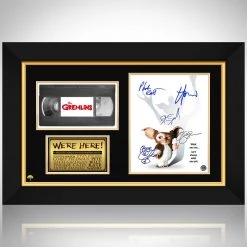 RARE-T Gremlins Photo & VHS Limited Signature Edition Studio Licensed Custom Frame