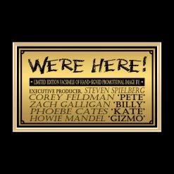 RARE-T Gremlins Photo & VHS Limited Signature Edition Studio Licensed Custom Frame