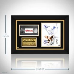 RARE-T Gremlins Photo & VHS Limited Signature Edition Studio Licensed Custom Frame