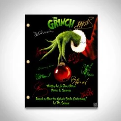 RARE-T The Grinch Transcript Limited Signature Edition Studio Licensed Custom Frame