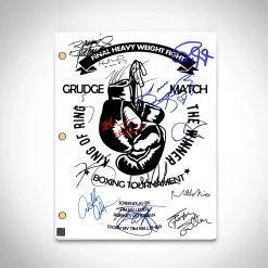 RARE-T Grudge Match Transcript Limited Signature Edition Studio Licensed Custom Frame Sports Memorabilia