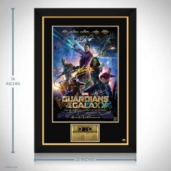 RARE-T Limited Edition Frames Guardians Of The Galaxy Mini Poster Limited Signature Edition Studio Licensed Custom Frame