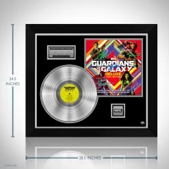 RARE-T Guardians Of The Galaxy Movie Soundtrack Platinum LP Limited Signature Edition Licensed Custom Frame 15 RARE-T Guardians Of The Galaxy Movie Soundtrack Platinum LP Limited Signature Edition Licensed Custom Frame