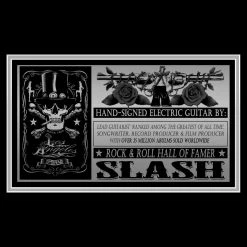 PPC Signed Memorabilia Guns N 'Roses PSA/DNA Certified Hand-Signed Red Guitar By Slash Custom Frame