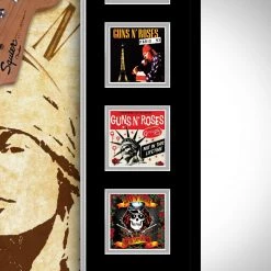 PPC Guns N 'Roses- Beckett Certified Hand-Signed Sunburst Fender Squier Guitar By Slash Custom Frame 25 PPC Guns N 'Roses- Beckett Certified Hand-Signed Sunburst Fender Squier Guitar By Slash Custom Frame
