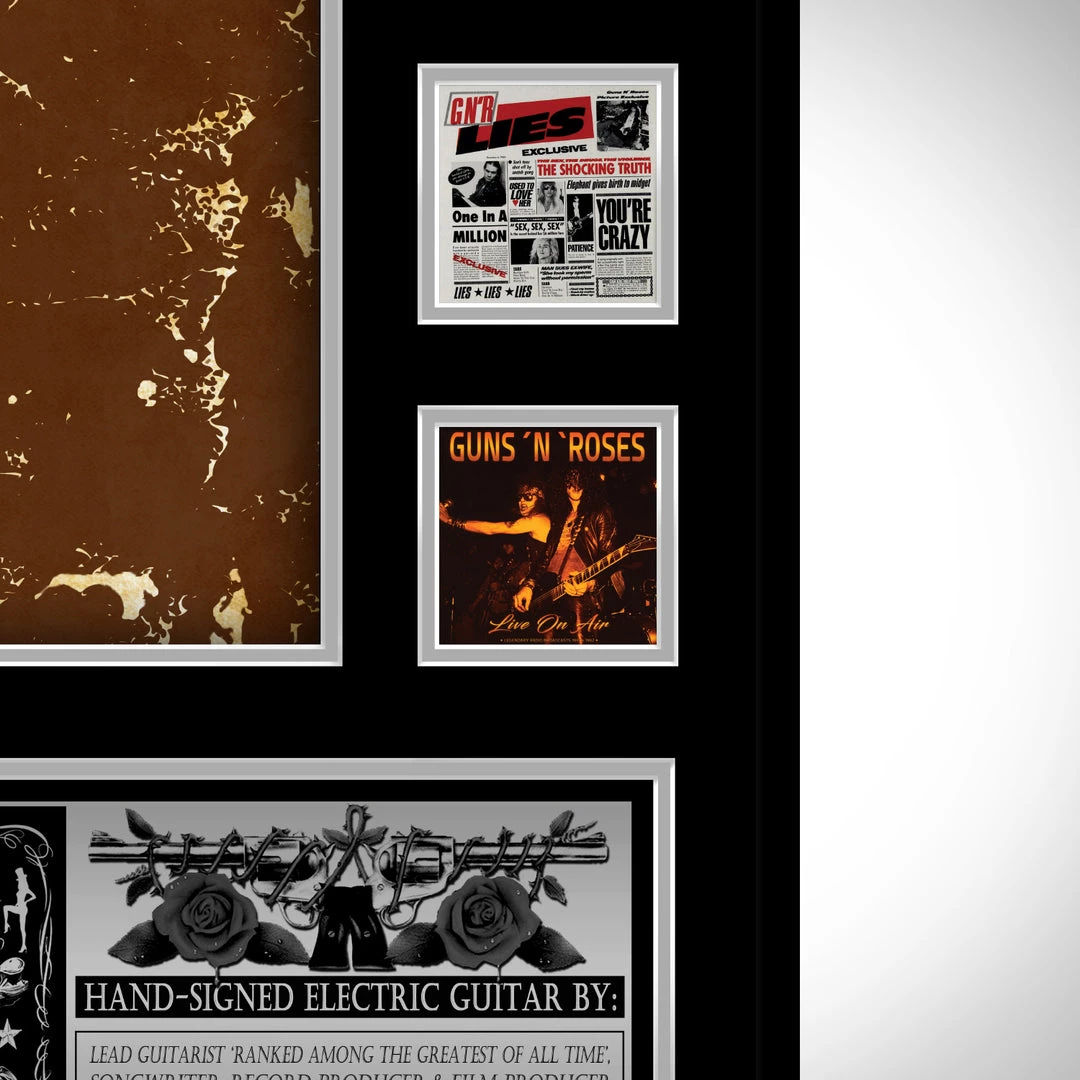 PPC Guns N 'Roses- Beckett Certified Hand-Signed Sunburst Fender Squier Guitar By Slash Custom Frame 14 PPC Guns N 'Roses- Beckett Certified Hand-Signed Sunburst Fender Squier Guitar By Slash Custom Frame