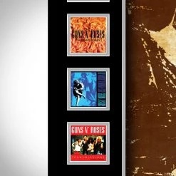 PPC Signed Memorabilia Guns N 'Roses PSA/DNA Certified Hand-Signed Red Guitar By Slash Custom Frame