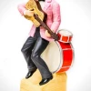 RARE-T Collectible Statues Elvis Presley - Your'S Elvis 1955 Collectors Series Decanter & Music Box